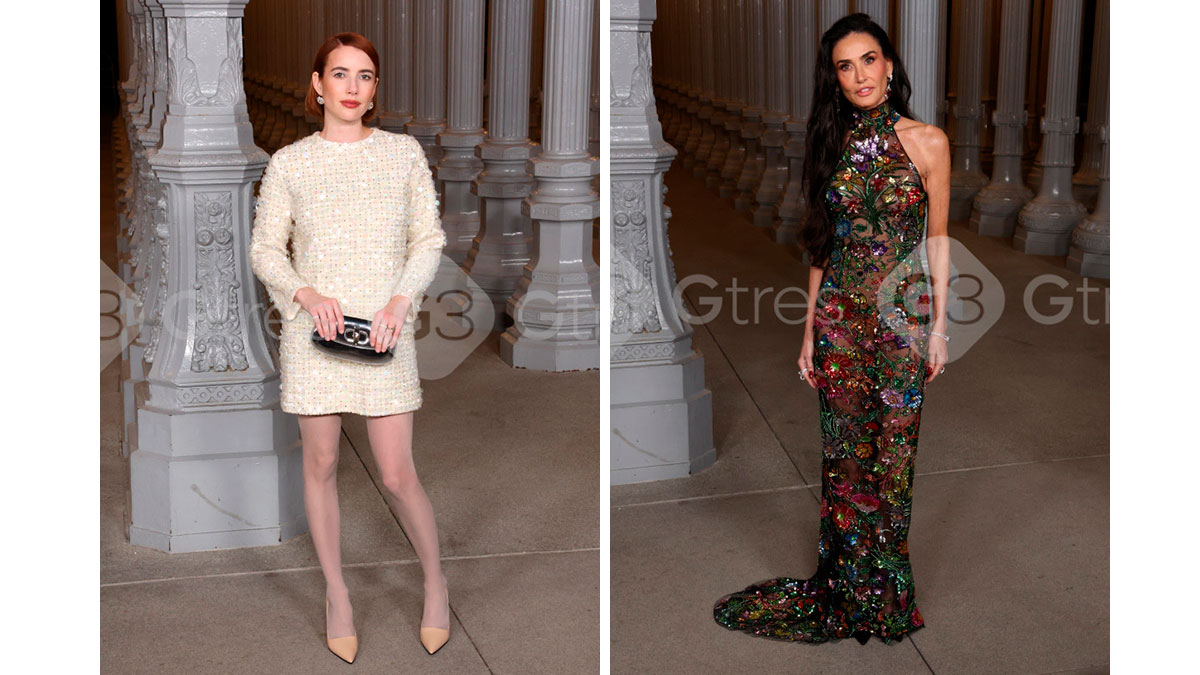 Emma Roberts y Demi Moore