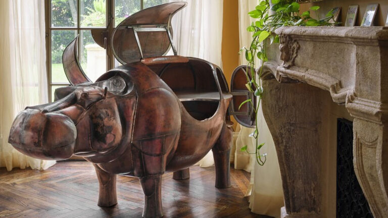 Bar con forma de hipopótamo Lalanne (Foto: Sotheby´s)