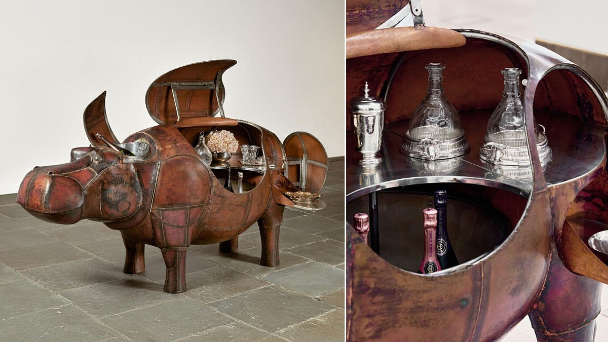Bar con forma de hipopótamo Lalanne (Foto: Sotheby´s)