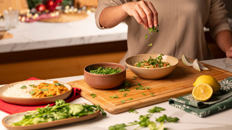 cilantro hierbas aromáticas