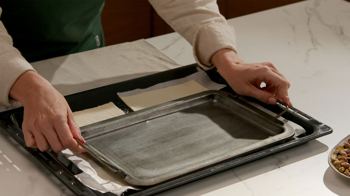 hojaldre de pistacho