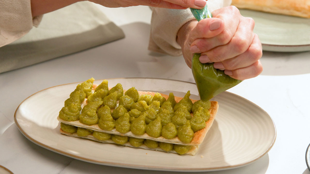 hojaldre de pistacho