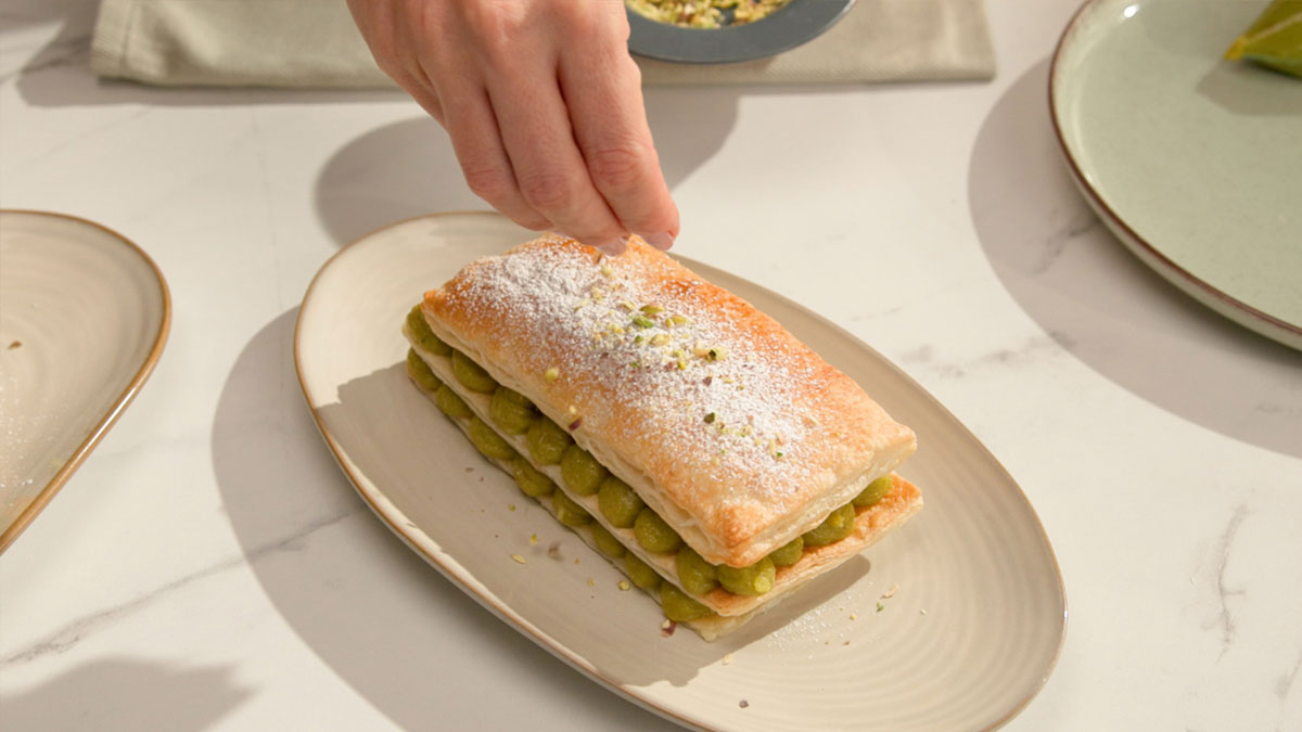 hojaldre de pistacho