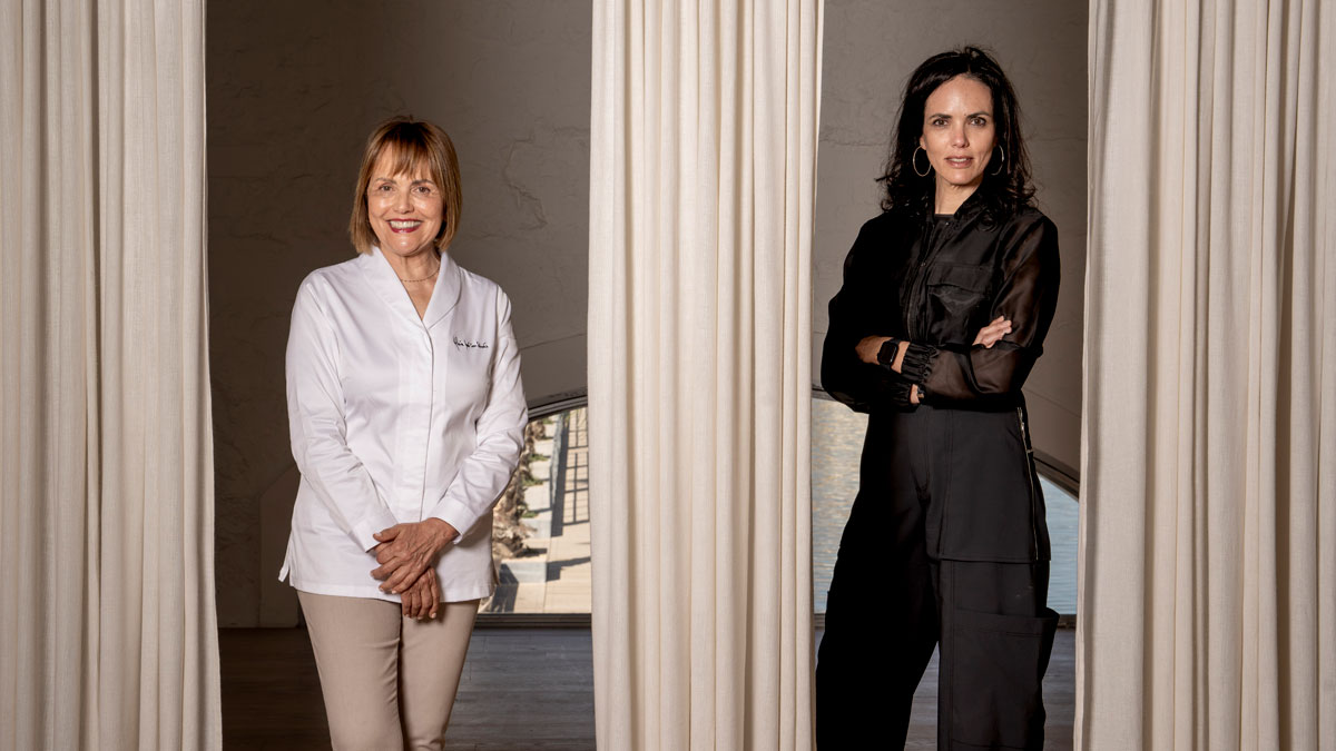 María José San Román y Geni Perramón