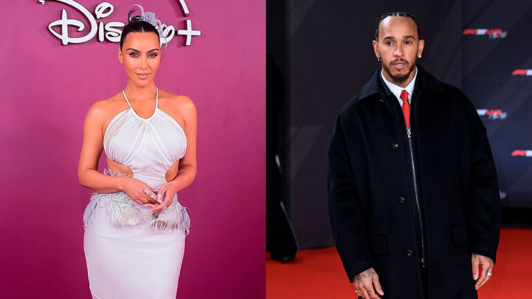 Kim Kardashian y Lewis Hamilton