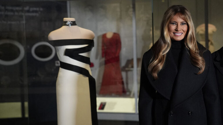 melania trump vestido investidura