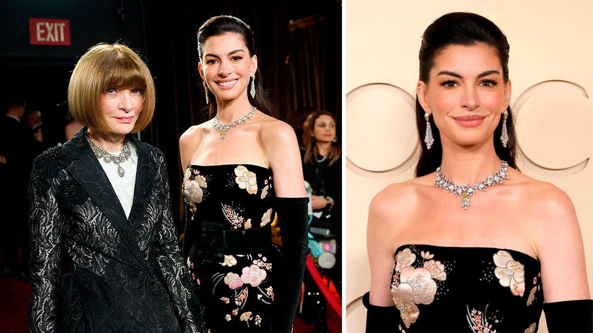 Anne Hathaway y Anna Wintour