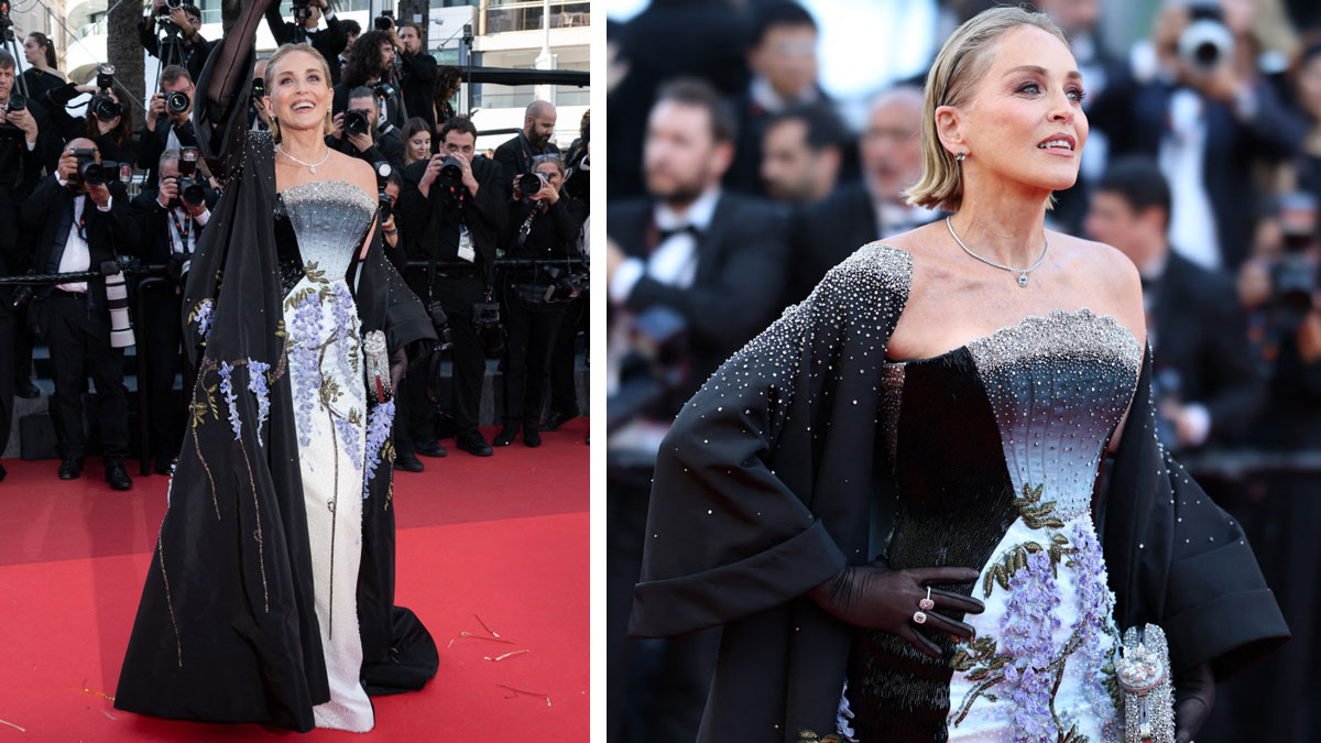sharon stone cannes