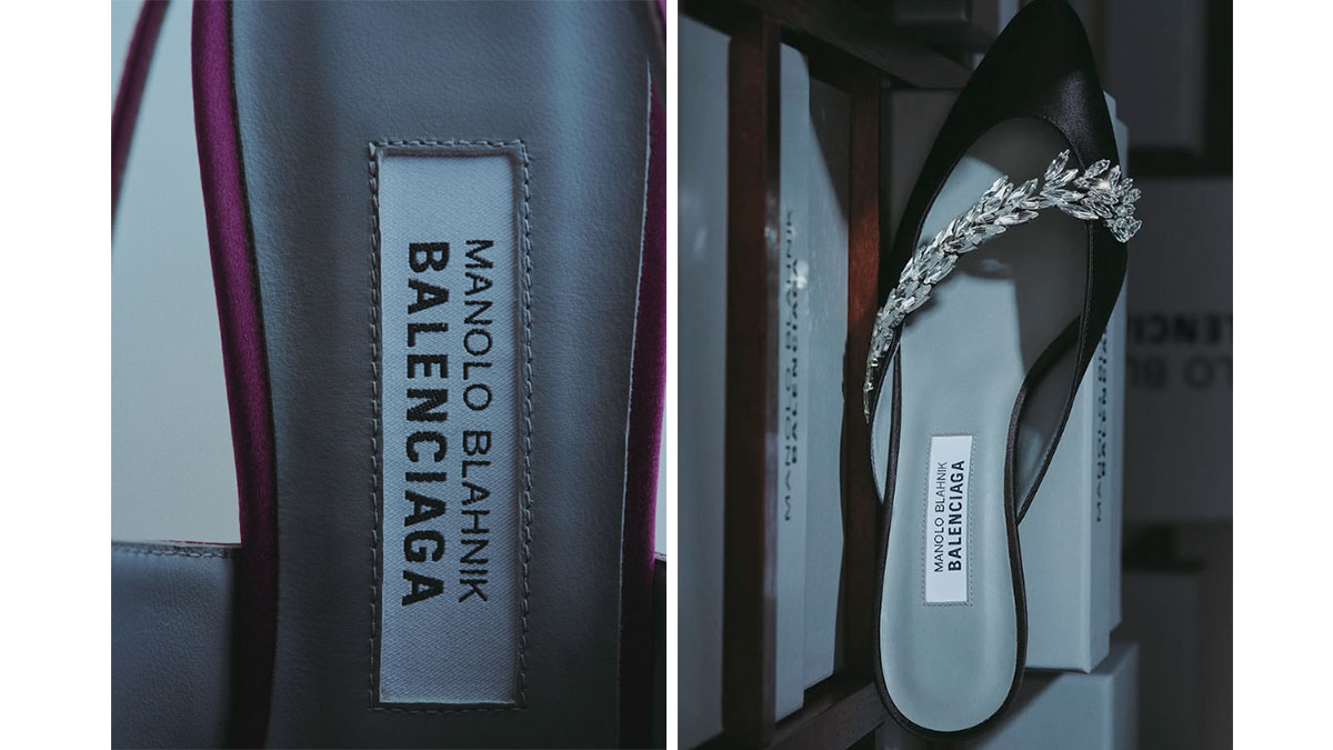 Zapatos Balenciaga y Manolo Blahnik